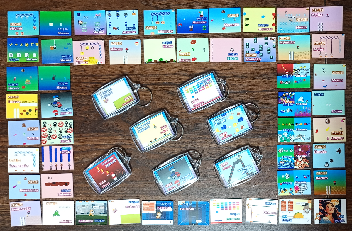 11月の宿題成果オリジナルノベルティグッズ