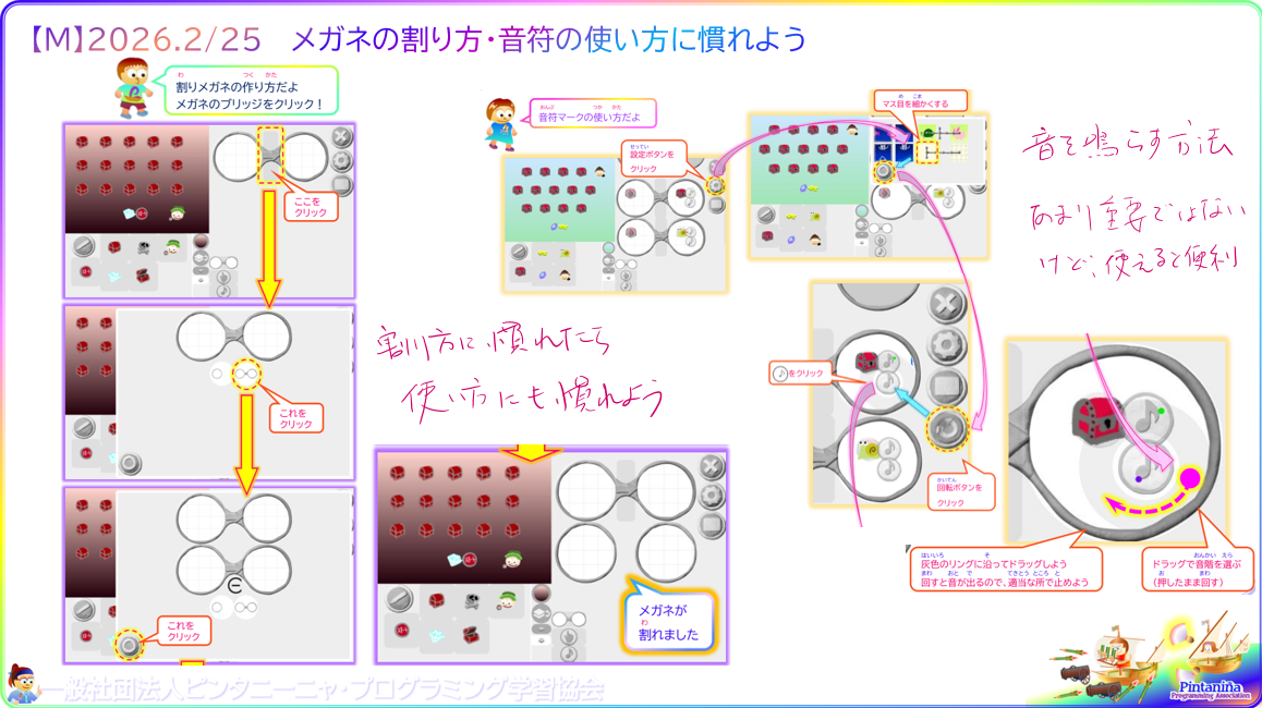 ２～３年生対象のＭコース、今週の授業内容